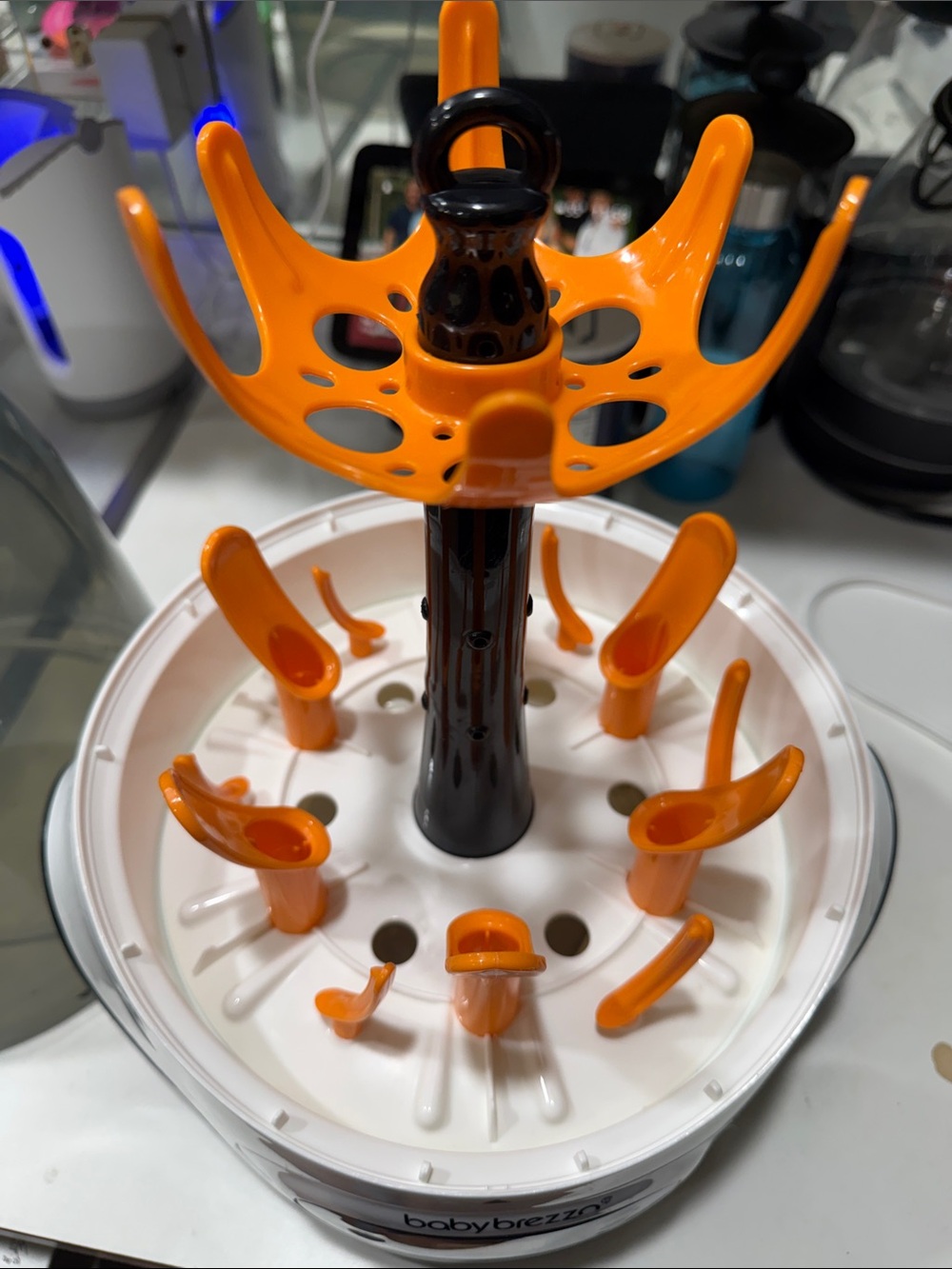 Baby Brezza Orange & White Bottle Sanitizer - Picture 3 of 4